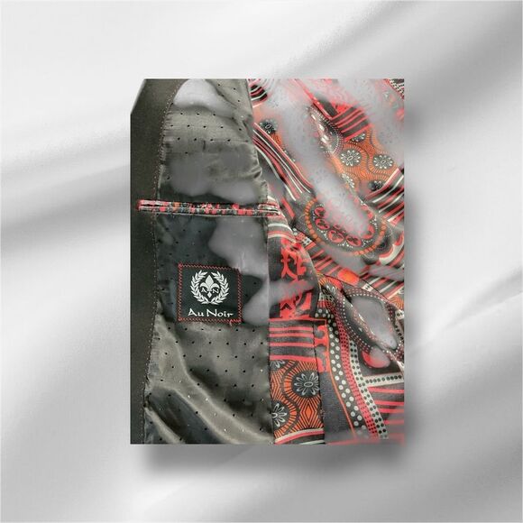 nOir Jewelry Black Sport Coat with Notched Lapel - Picture 6 of 9